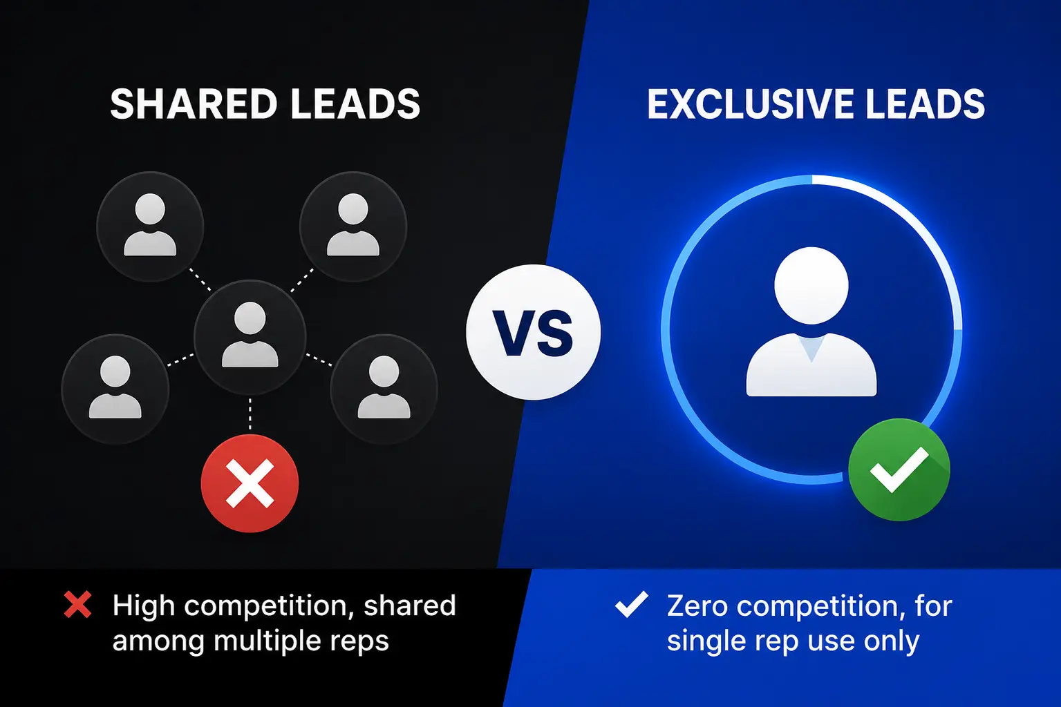 Why Exclusive Leads Beat Shared Leads Every Time